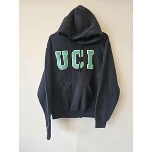 UCI‎ Hoodie Mens Small Black Anteater Collection Pullover Vintage Style Made USA